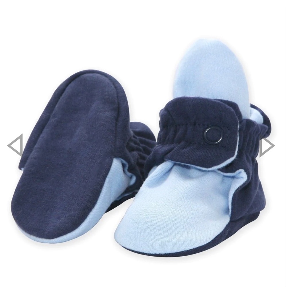 NWT Zutano colorblock baby booties size 3 months